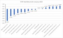 Icon of Chart II Continuous Offering NTRs Returns Thru Jan 2023