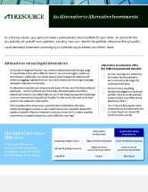 Icon of An Alternative To Alternative Investments